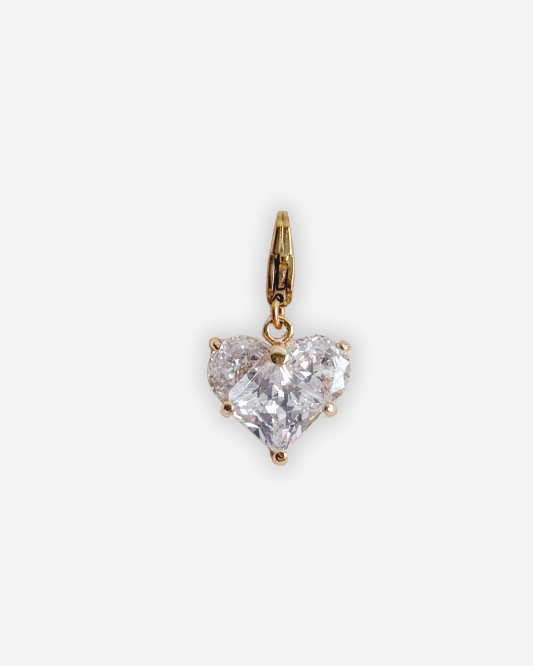 Charm White Heart
