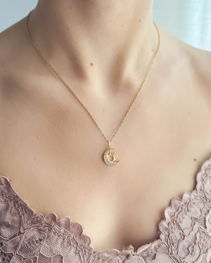 Sun Moon Necklace